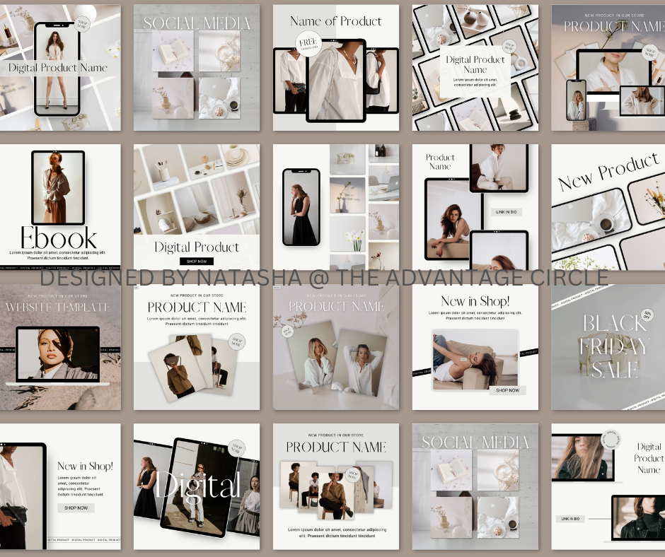 100 Digital Products Instagram Posts