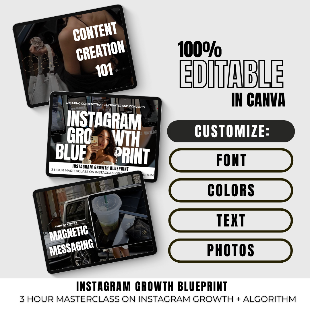 INSTAGRAM GROWTH BLUEPRINT MASTERCLASS