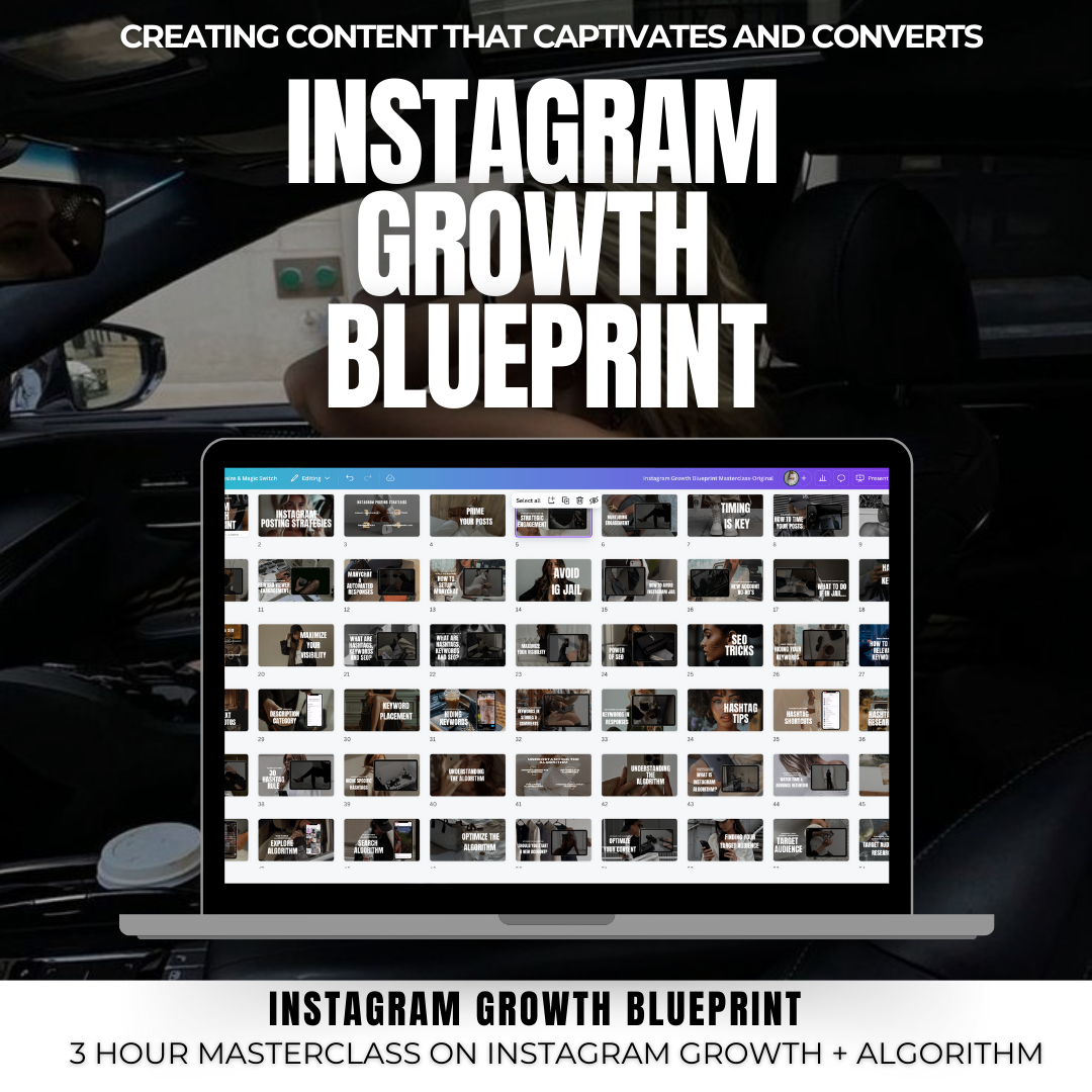 INSTAGRAM GROWTH BLUEPRINT MASTERCLASS