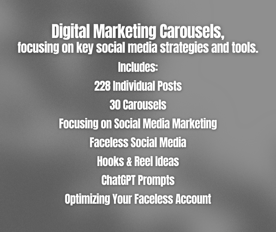 30 Days Of Digital Marketing Carousels Bundle