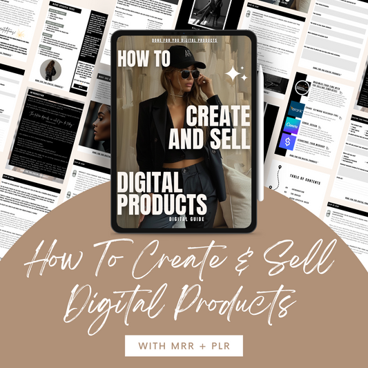 How To Create & Sell Digital Products with MRR + PLR