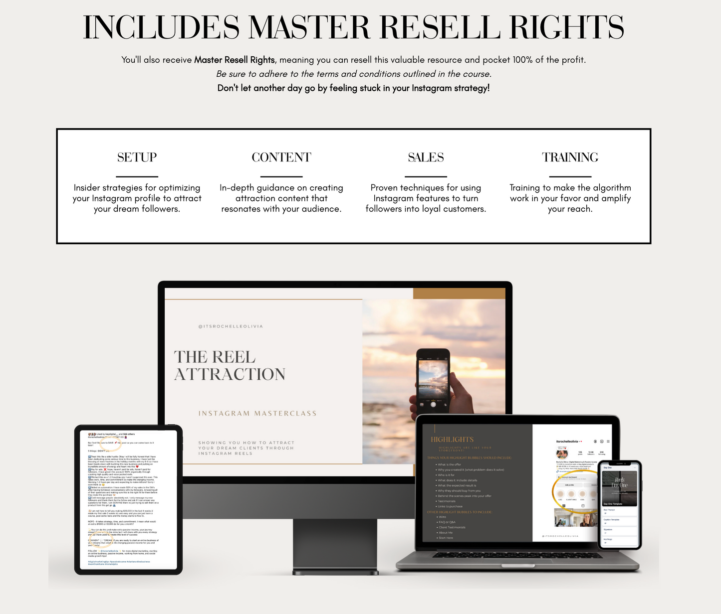 The Reel Attraction Instagram Masterclass with MRR