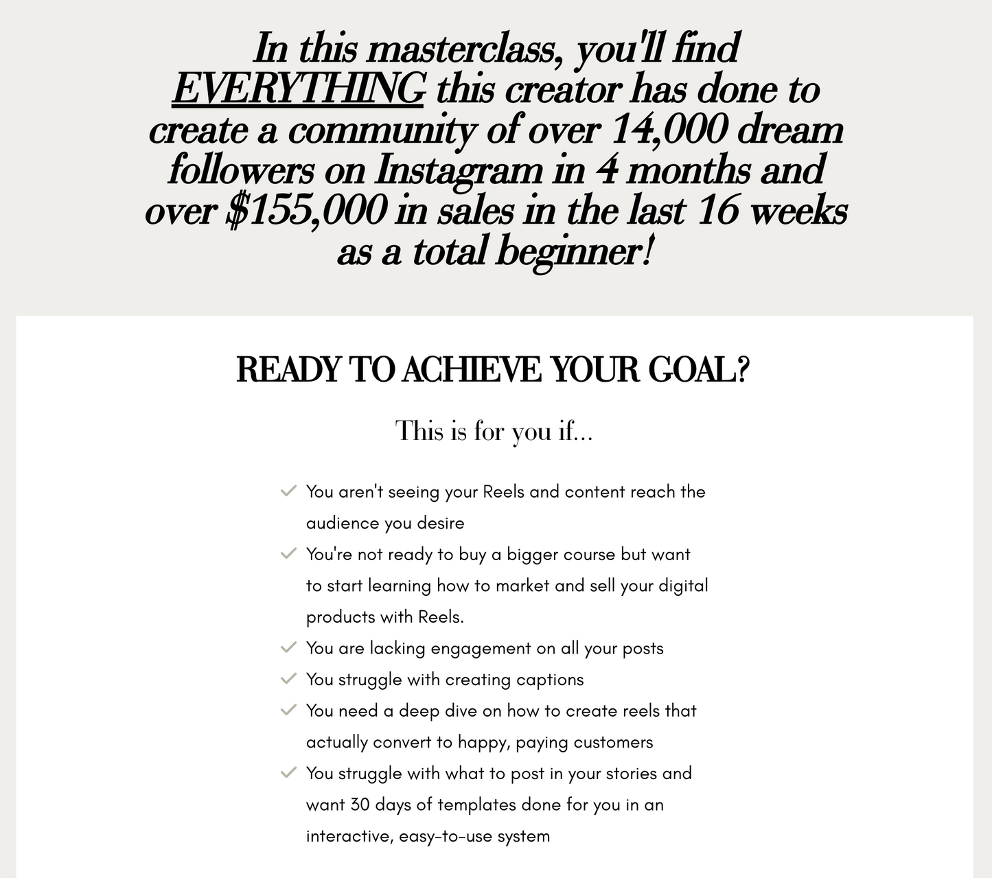 The Reel Attraction Instagram Masterclass with MRR